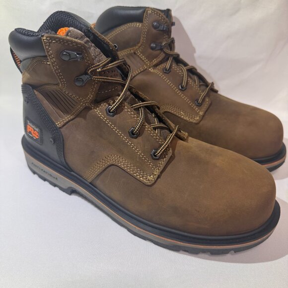Timberland PRO Ballast 6” Comp Toe Work Boots Brown Mens 10.5 Wide Anti-Fatigue main image 8